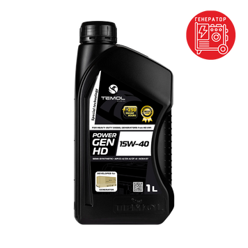 Олива для генератора TEMOL POWER GEN HD 15W-40 (1л) 36478663 фото