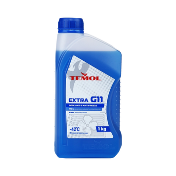 Жидкость охлаждающая TEMOL Antifreeze Extra G11 Blue 1 кг 4820152381019 фото