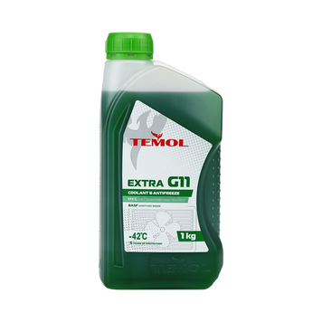 Жидкость охлаждающая TEMOL Antifreeze Extra G11 GREEN 1 кг 4820152381040 фото