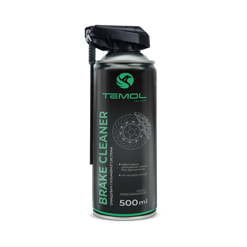 Очисник гальмівної системи BRAKE CLEANER ТМ "TEMOL" 500ml 4820152384348 фото