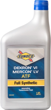 Масло трансмиссионное SUNOCO FULL SYN DEXRON-VI/MERCON LV ATF 0,946л (5163-001) 5163-001 фото